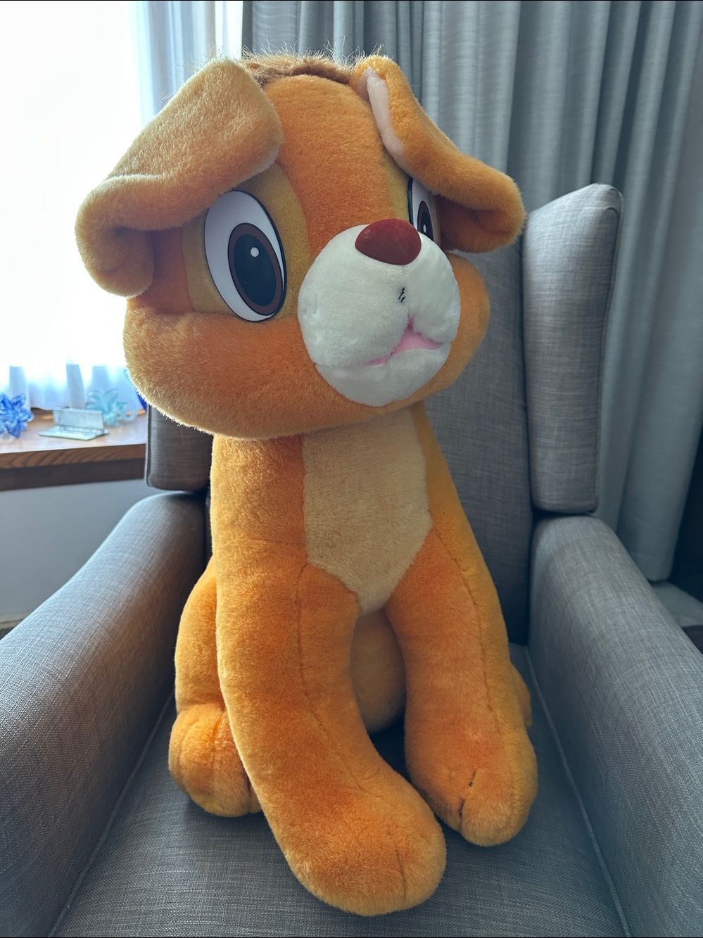 DISNEY OLIVER & COMPANY 25" Oliver large plush cat toy EXCLUSIVE MOVIE PROMO